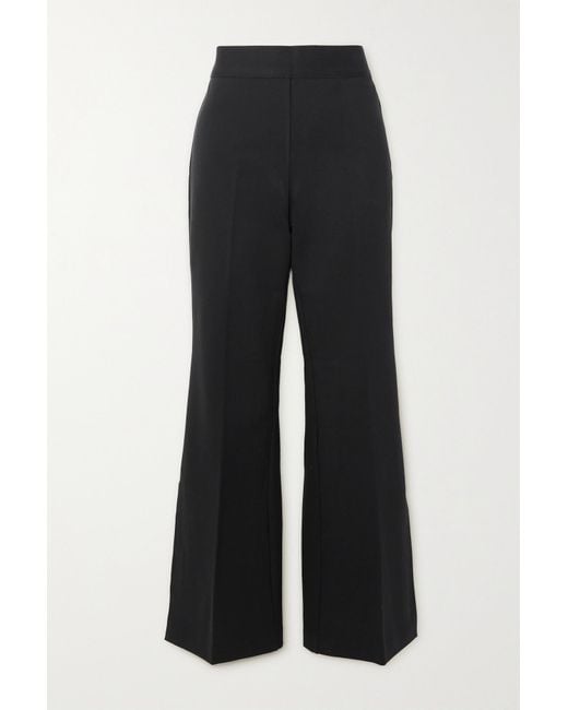 Spanx The Perfect Stretch-ponte Flared Pants in Black