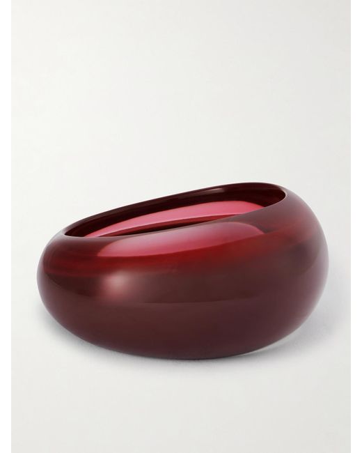 Saint Laurent Red Resin Bracelet
