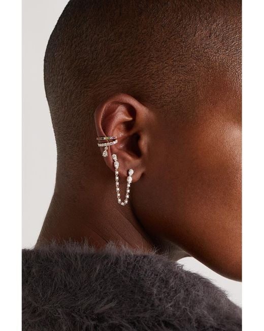 Anita Ko Natural Daphne 18-Karat Rose Diamond Single Earring