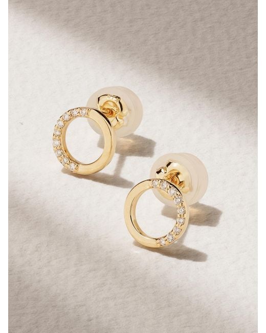 Melissa Joy Manning Natural 14-Karat Recycled Diamond Earrings