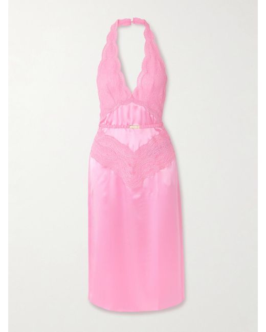 pink gucci dress womens Gucci Pink Wool Blend Pearl Button Detail Mini Dress M Gucci