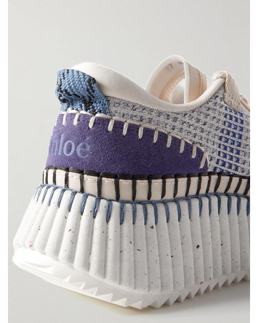 Chloé White Nama Sneaker
