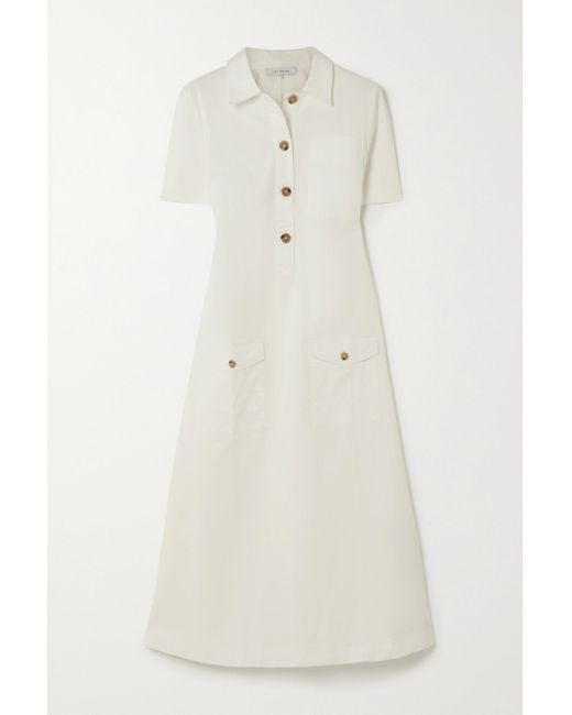 NINETY PERCENT Multicolor Carter Organic Cotton-blend Twill Shirt Dress
