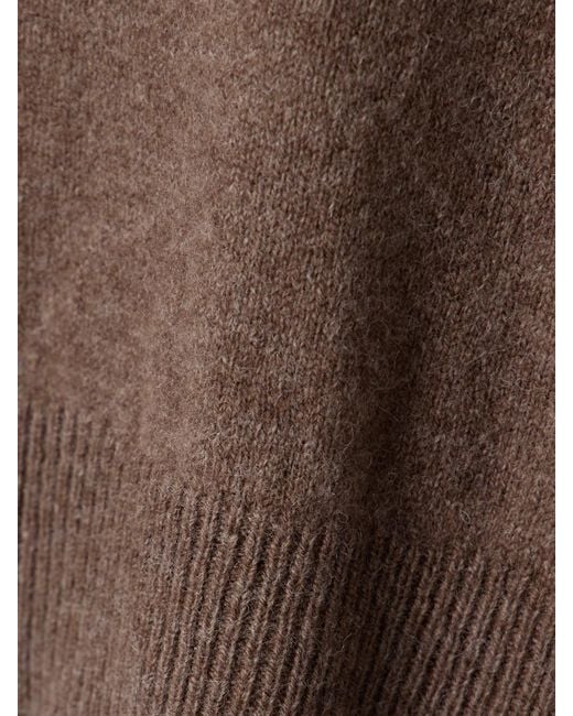 Lemaire Brown Wool Sweater