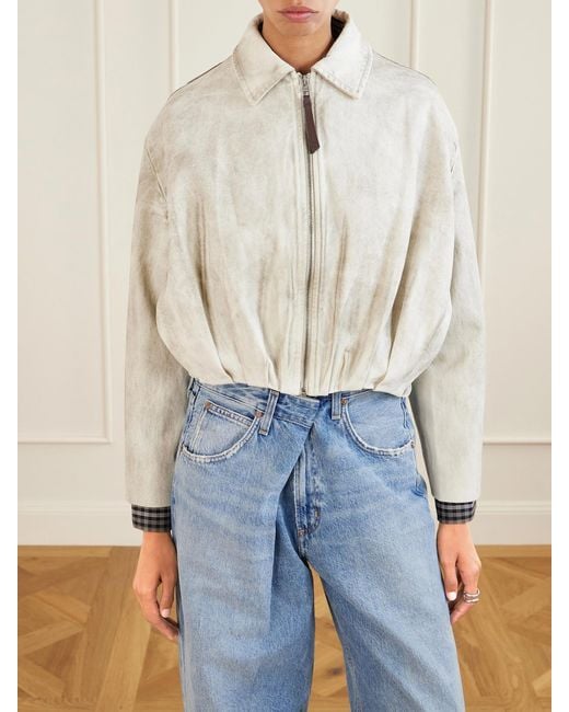 Loewe Natural Cotton-Twill Bomber Jacket