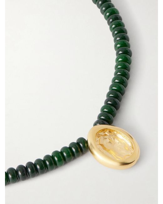 YSSO Metallic Aesop Jade Necklace