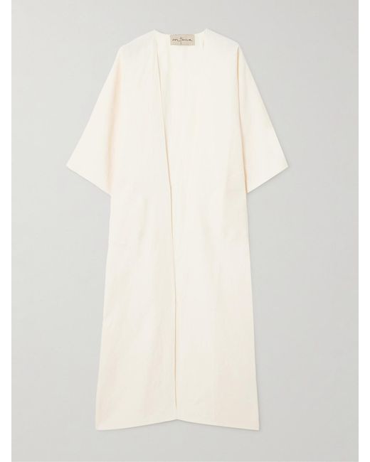 Cortana Natural Bambina Linen Coat