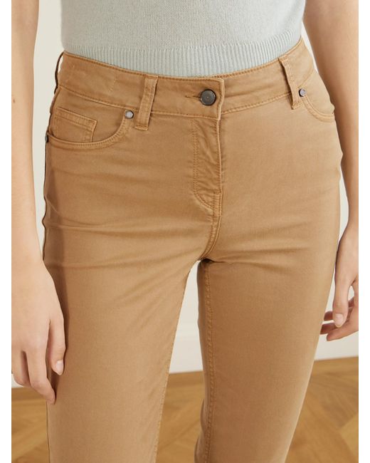 James Purdey & Sons Natural Cotton, Lyocell And Silk-Blend Skinny-Leg Pants