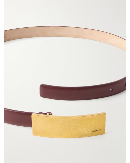 Khaite Natural Berlin Leather Belt