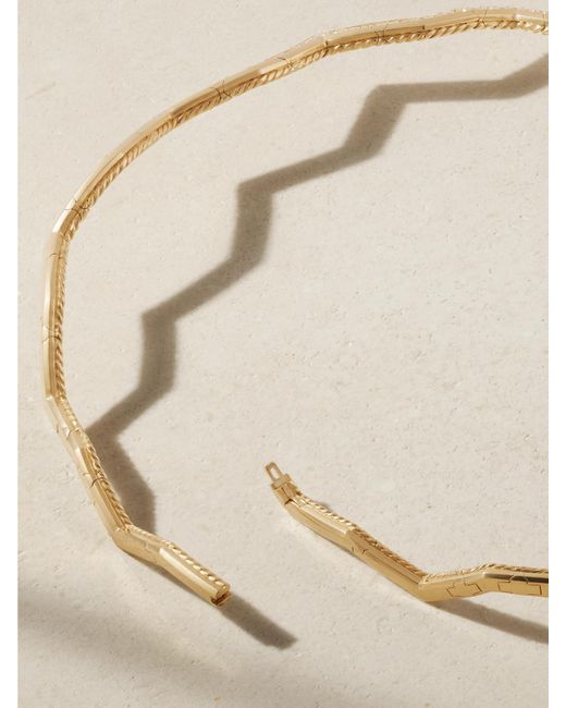 David Yurman Natural Stax Kette Aus 18 Karat Mit Diamanten