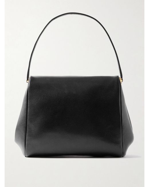 Calvin Klein Black Tina Leather Shoulder Bag