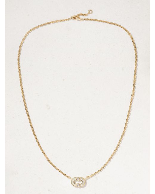 Viltier Natural Magnetic 18-Karat, Mother-Of-Pearl And Diamond Necklace