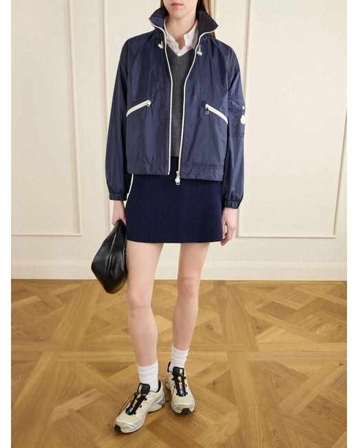 Moncler Blue Marmacy Shell Jacket