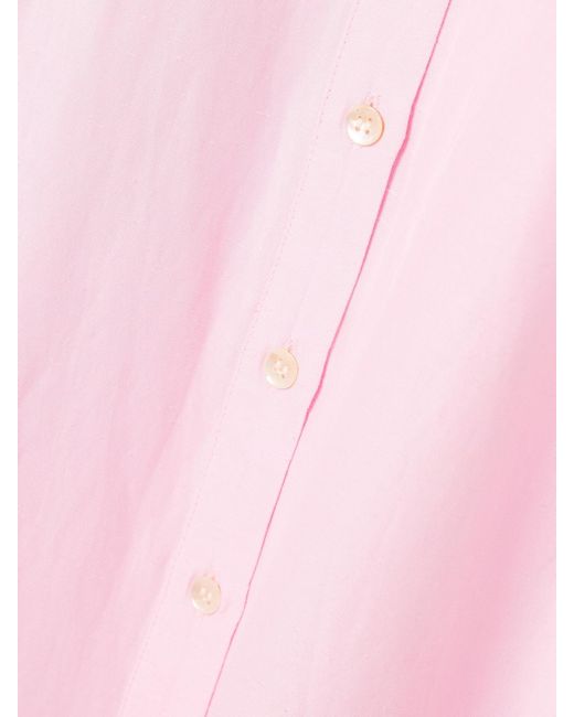 Rosie Assoulin Pink High Garden Woven Maxi Dress