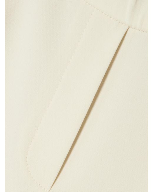 Theory Natural Treeca Crepe Cropped Slim-Leg Pants