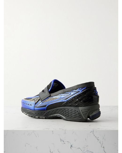 New Balance Blue 1906L Slip-Ons Aus Mesh Mit Leder- Und Gummibesätzen
