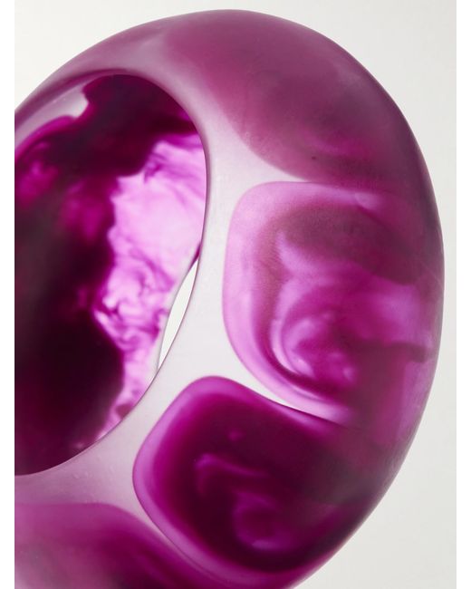 Dinosaur Designs Purple Boulder Resin Bangle