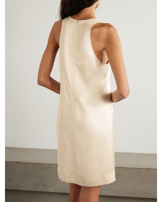 Totême Natural Satin Mini Dress