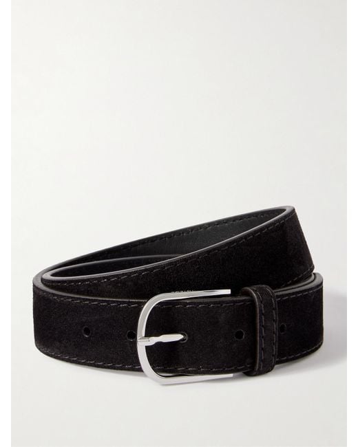 Totême  Black Suede Belt