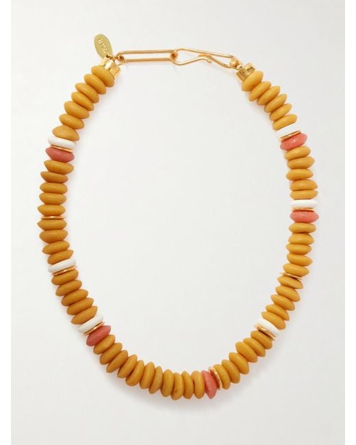 Lizzie Fortunato Metallic Laguna-Tone Beaded Necklace