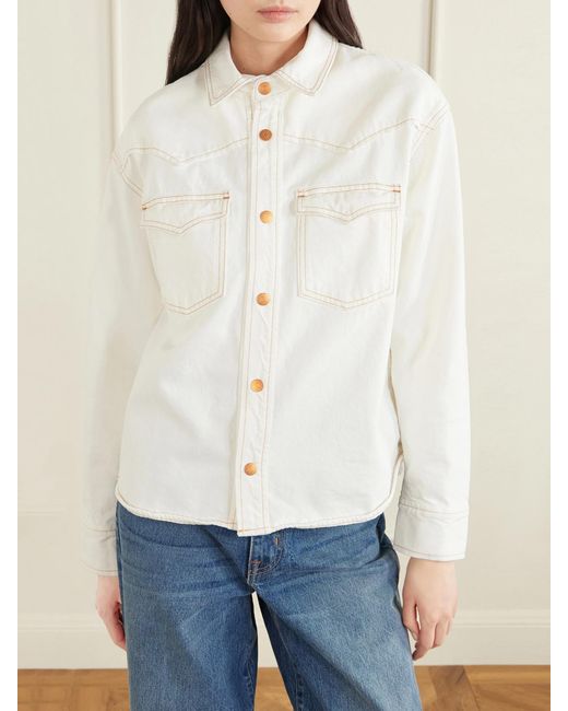 SLVRLAKE Denim Natural Cassidy Denim Jacket