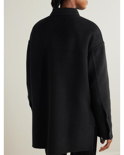 Another Tomorrow Black Wool Jacket