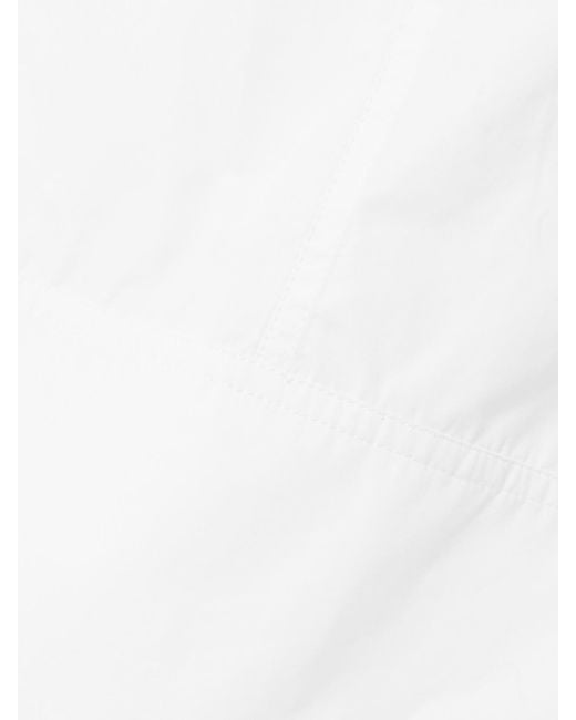 Haut En Popeline De Coton À Drapé The Bowie Brandon Maxwell en coloris White