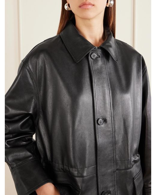 Arma Black Maeve Leather Jacket