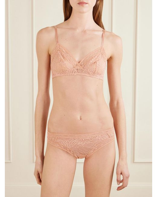 Eres Natural Vestiges Lace Soft-Cup Triangle Bra
