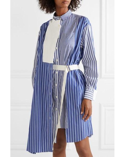完売 sacai Cotton Poplin Dress ワンピース ストライプ - www