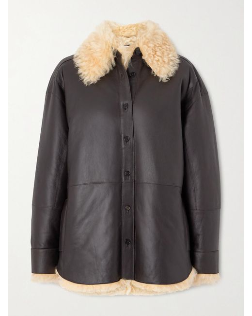 Acne Black Jacke Aus Shearling