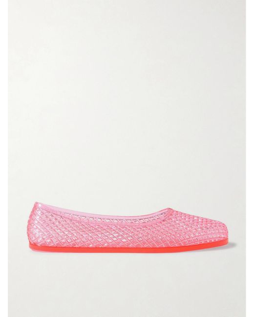 Ancient Greek Sandals Pink Iro Pvc Ballet Flats