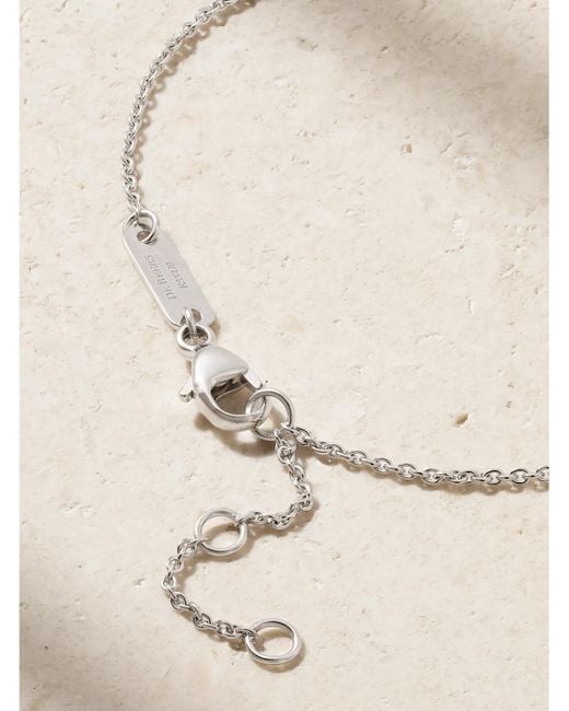 De Beers London Natural Lotus By De Beers 18-Karat Diamond Bracelet