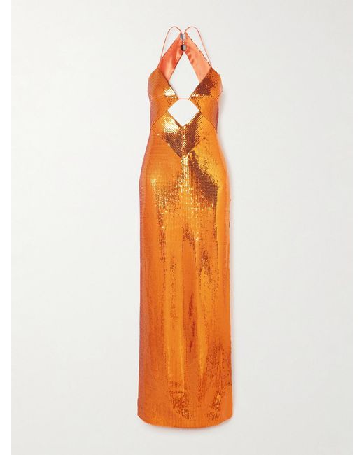 Galvan Orange Dresses