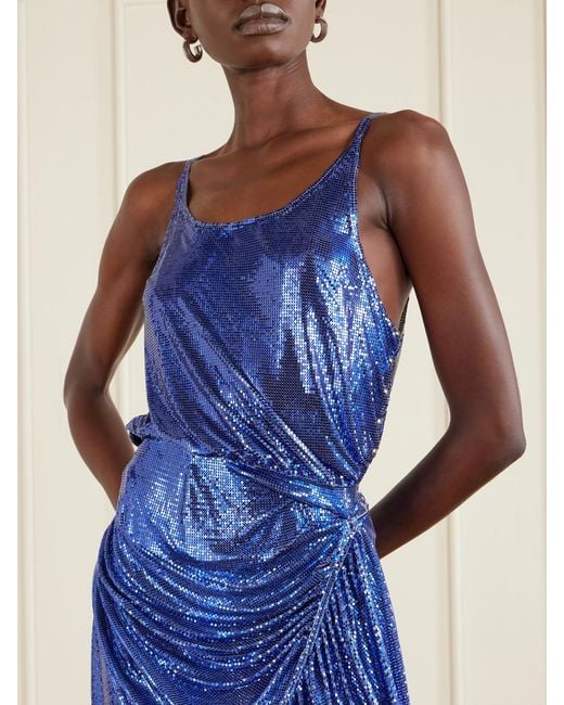 blue chainmail dress Blue Chainmail Dress