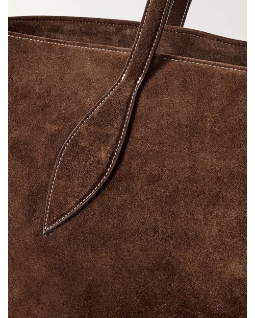 Liffner Brown Mega Sprout Suede Tote