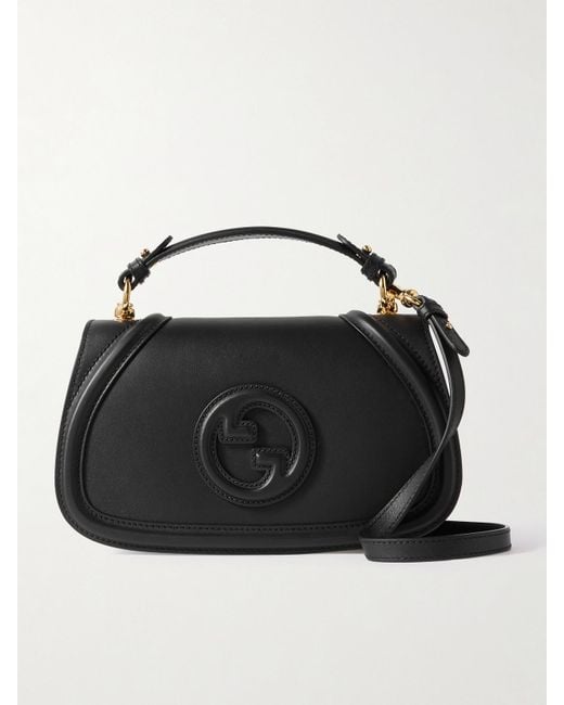Gucci Black Blondie Leather Shoulder Bag