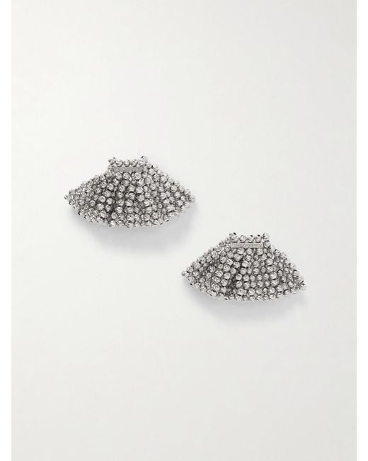 Brunello Cucinelli Metallic Beaded Earrings