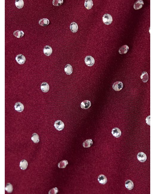 Oseree Red Gem Badeanzug Mit Kristallen