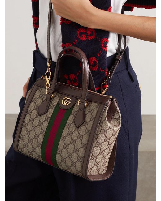 Gucci Multicolor Ophidia Gg Medium Tote Bag
