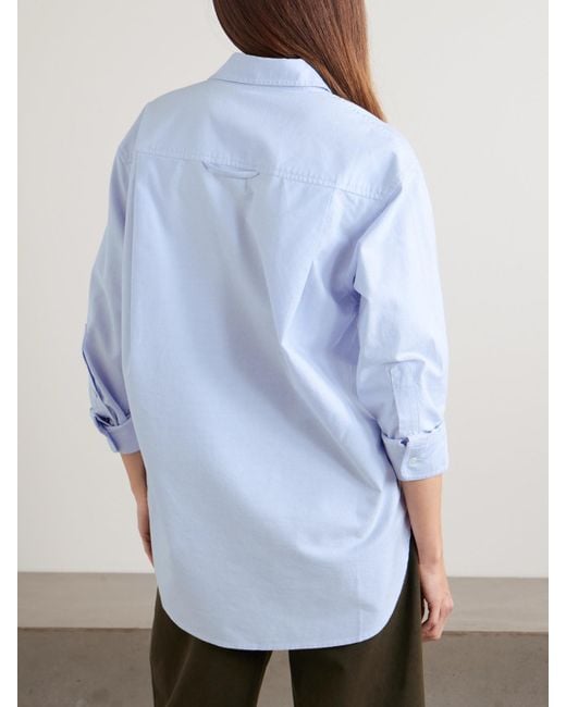 Citizens of Humanity Blue Kayla Cotton Oxford Shirt