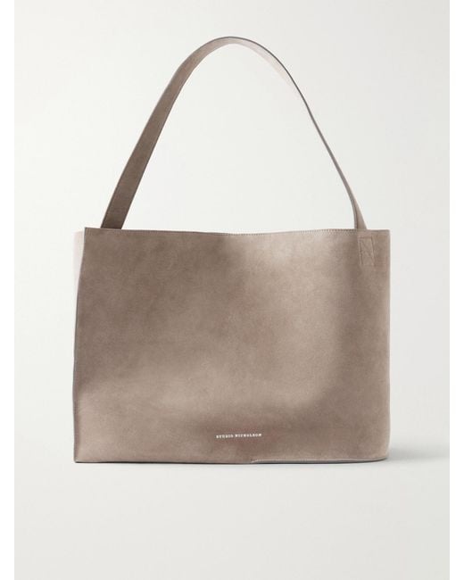Studio Nicholson Natural The Reflection Suede Tote