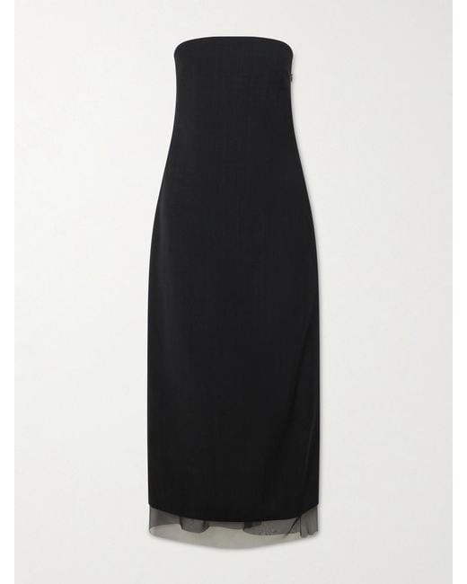 Kallmeyer Black Lizzy Woven Midi Dress