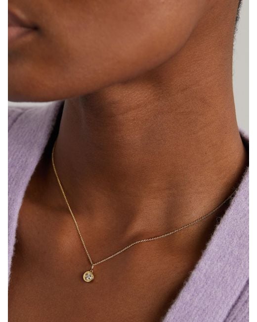 Sydney Evan Natural 14-Karat Diamond Necklace