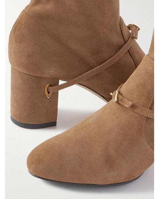 JENNIFER CHAMANDI Brown Dani 65 Suede Ankle Boots