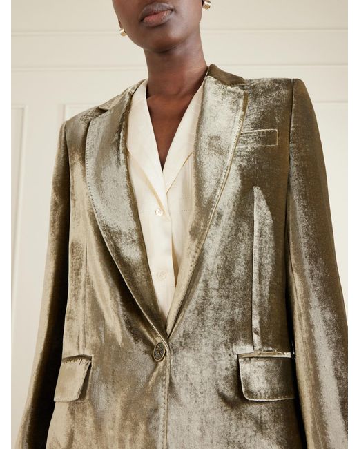 Etro Green Velvet Blazer