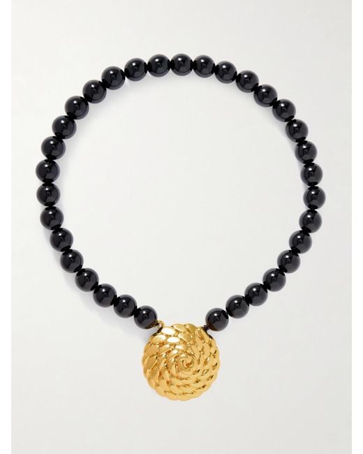Julietta Metallic Kette Mit Harz Und Goldfarbenem Detail
