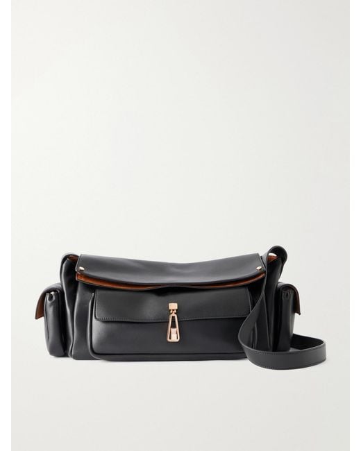 Gabriela Hearst Black Jebb Leather Shoulder Bag