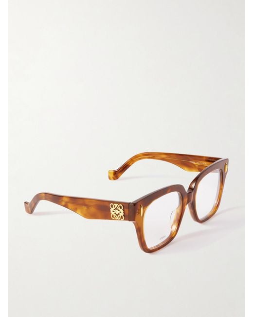 Loewe Brown Square-Frame Acetate Optical Glasses