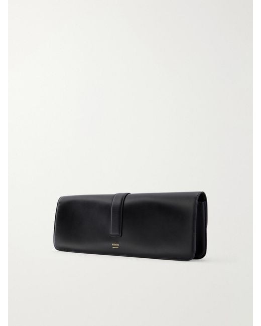 Khaite Black Blake Leather Clutch